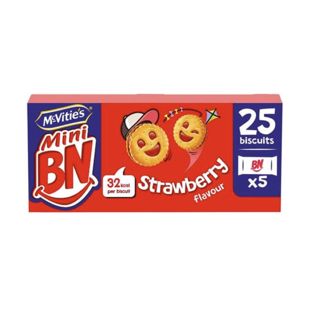 MCVITIES MINI BN STRAWBERRY 5PACK 175G